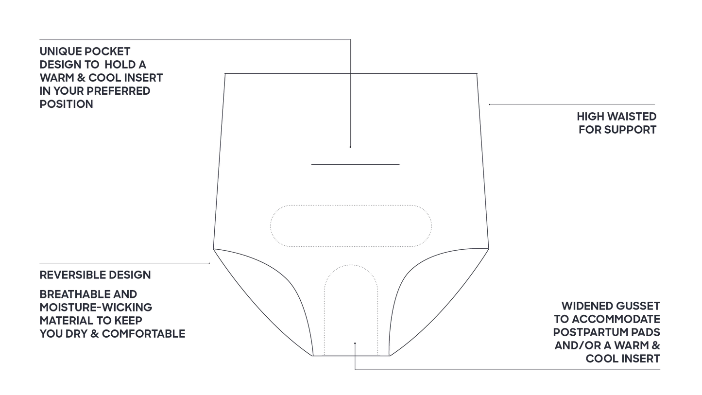 Postpartum Briefs - Reversible