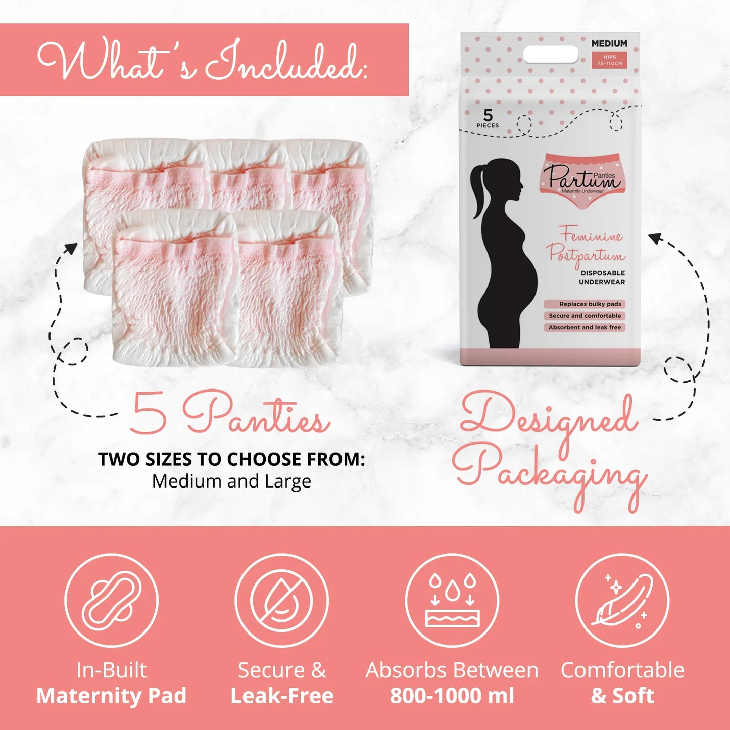 Disposable Postpartum Underwear
